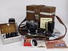 Konica FP SLR Camera with Accessories