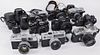 Group of 9 Konica 35mm Cameras
