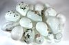 Large Lot of Victorian Blown Glass Easter Eggs