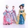3 ROYAL DOULTON FIGURES GAINSBOROUGH AND REYNOLDS SERIES