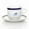 ROYAL DOULTON STEELITE HOTELWARE TEA CUP AND PLATE