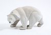 French Sevres Faience Polar Bear Sculpture