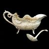 Antique Sterling Silver Gravy Boat and Ladle