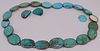 JEWELRY. Frederico Jimenez Sterling and Turquoise