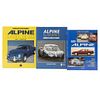 Descombes, Christian / Hurel, François. Alpine Label Bleu / Guide Alpine / Alpine au at Le Mans. Pieces: 3.