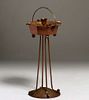 Harry Dixon Hammered Copper Cigar Standing Ashtray