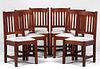 Set of 6 L&JG Stickley Arrowback Dining Chairs C1910