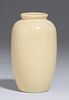 California Porcelain Pale Yellow Vase c1927