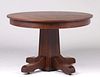 Hastings Furniture Co Small 45"d Dining Table c1910