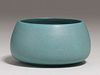 California Faience Matte Turquoise Blue Bowl c1915-1920