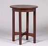 JM Young Furniture Co 24"d Lamp Table c1910