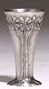 German Secessionist Pewter Vase c1900