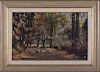 Walter Richard Sickert (1860-1942) A Lane at Chagford, Oil on canvas,