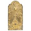 TABERNACLE DOOR. MEXICO, 18th Century. Gilded silver plaque, chiseled and embossed.