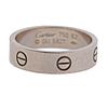 Cartier Love 18K Gold Band Ring Size 62