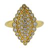 Van Cleef  &amp; Arpels 18K Gold Diamond Ring