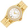 Mauboussin 18k Gold Mother of Pearl Diamond Watch 
