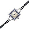 Dreicer &amp; Co. C.H. Meylan Art Deco Platinum Diamond Watch 