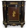 French Empire Wood and Bronze Cabinet