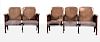 A Set of Five Vintage Theater Seats by the American Seating Company, Chicago-New York, 20th Century.