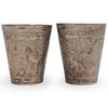 (2 Pc) Antique Persian Silver Cups