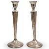 Pair of Sterling Weighted Candlesticks