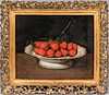 Chinese School, c. 1840      Three Paintings: Bowl of Grapes ,  Bowl of Lychees