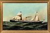 Antonio Nicolo Gasparo Jacobsen (Danish/American, 1850-1921)      Portrait of the Sailing Steamship Kiel