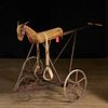 Antique Masonic initiation "Riding the Goat" cart