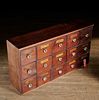 Antique 15-drawer apothecary cabinet