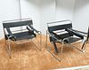 After Marcel Breuer, pair Wassily chairs