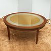 Nice Neo-Classical style eglomise top coffee table