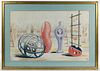 Henry Moore (English, 1898-1986) 'Sculptural Objects' Lithograph