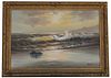Style of Garin, Signed Seascape