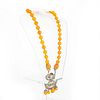 KENNETH LANE TIBETAN STYLE BEAD AND PENDANT NECKLACE