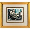 FRAMED PABLO PICASSO ART PRINT, THE KISS