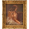 PAINTING OF NUDE WOMAN