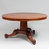 Early Victorian Satinwood Tilt Top Center Table