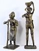 Pair of African Bronze Figures
