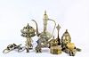 Collection of 12 Brass Indian Pieces