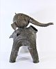 Brass Elephant Figure