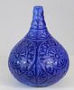 Blue Glazed Globular Vase