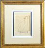 Attrib. Henri Matisse (French1869-1954) Pencil/ink