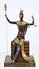 Erte (1892-1990) Bronze Sculpture, "Lady Justice"