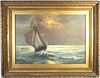 Maritime Scene (19th Century) O/C