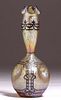 Loetz Art Glass Silver-Overlay Vase c1905