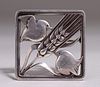 George Jensen Sterling Silver Peace Doves Brooch c1920s