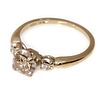 Diamond & 18k white gold engagement ring