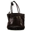 Prada black leather handbag