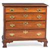 A Pennsylvania Chippendale Cherrywood Chest of Drawers